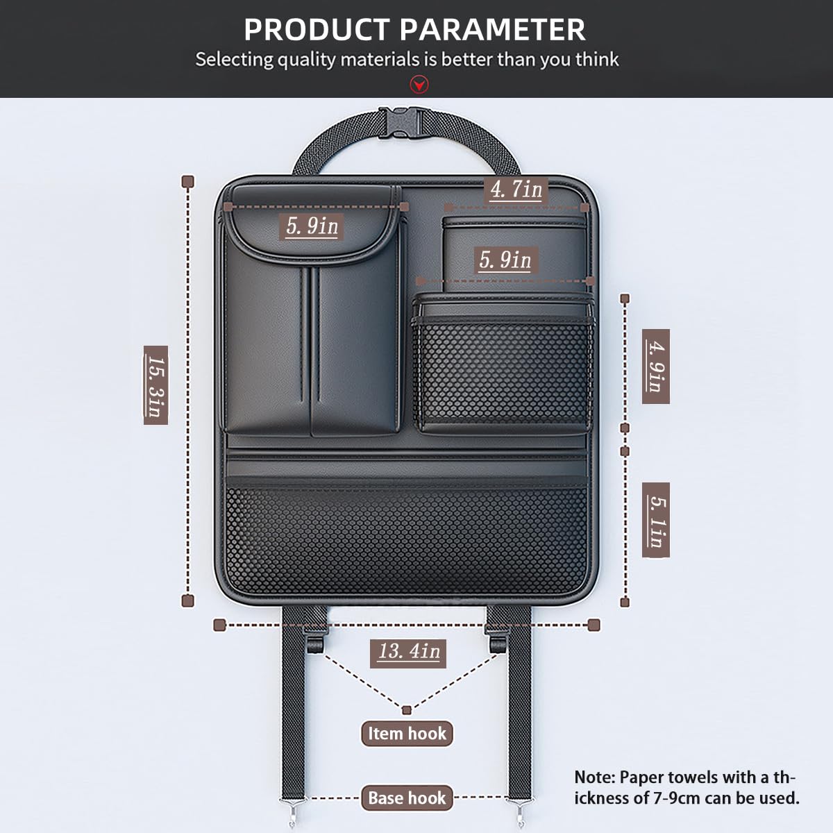 Backseat Car Organizer (Black1)