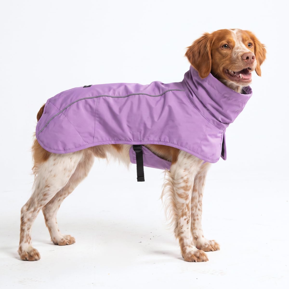 Dog Raincoat Waterproof Rain Jacket w (Purple / X-Large)