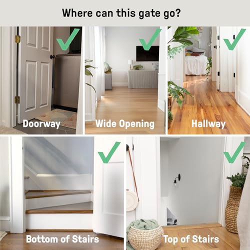 Decorative Extra Tall Baby Gate & Dog Gate (Bronze / 28.5-48" W x 36" H)
