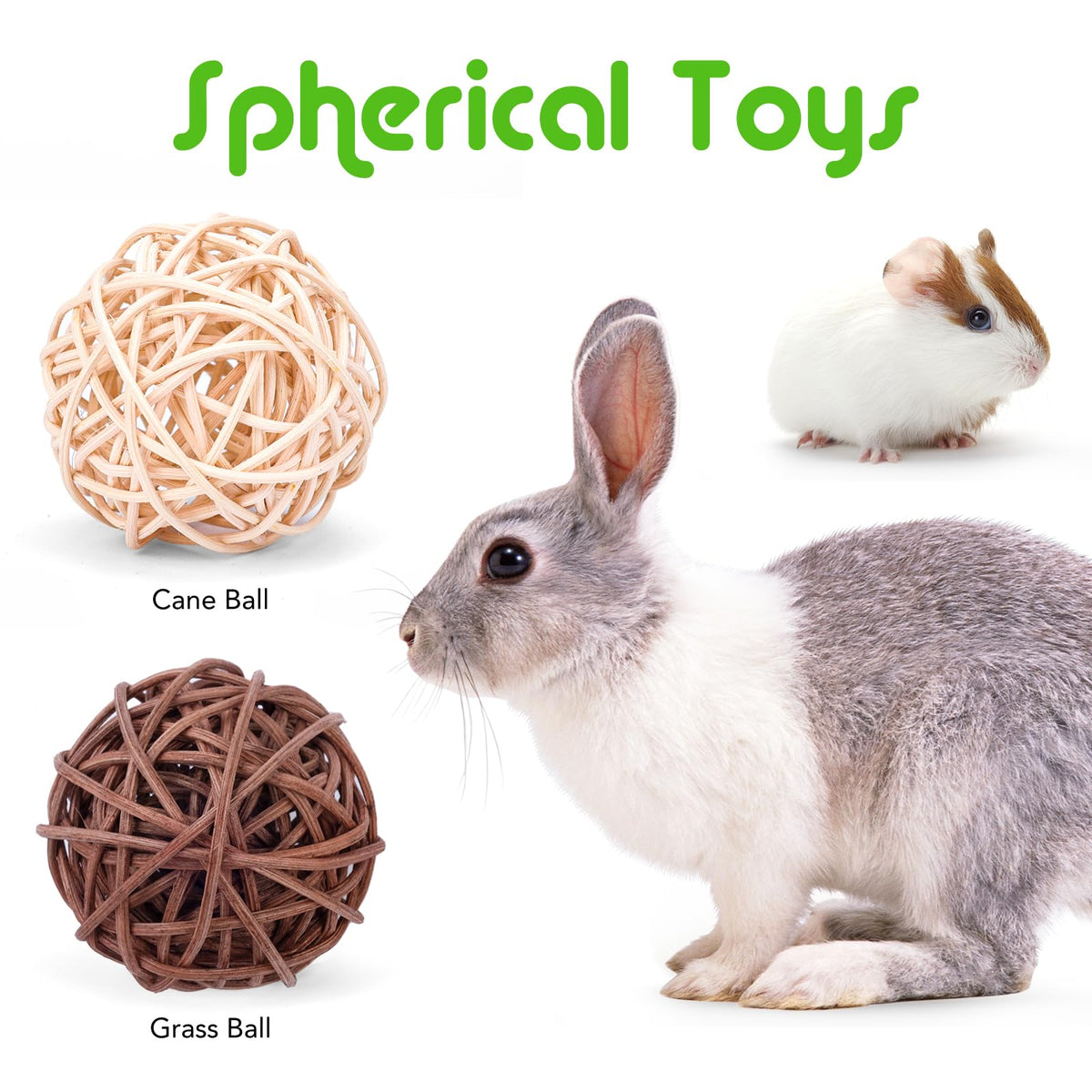 Bunny Toys for Rabbits Hamster (24Pack-Set)