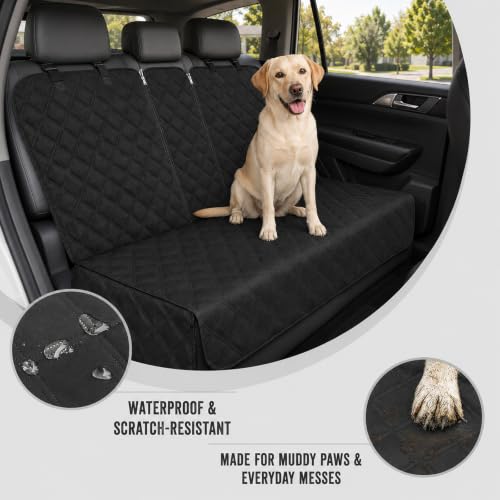 Back Seat Cover for Dogs (Split Bench / Small (52" W))