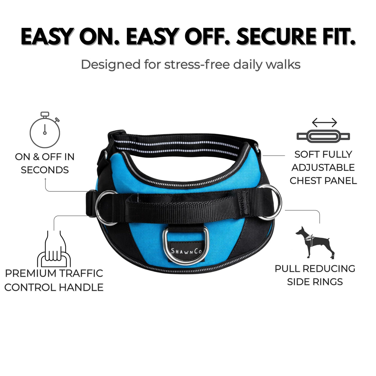 Essential Dog Harness (Cotton Candy / Small)