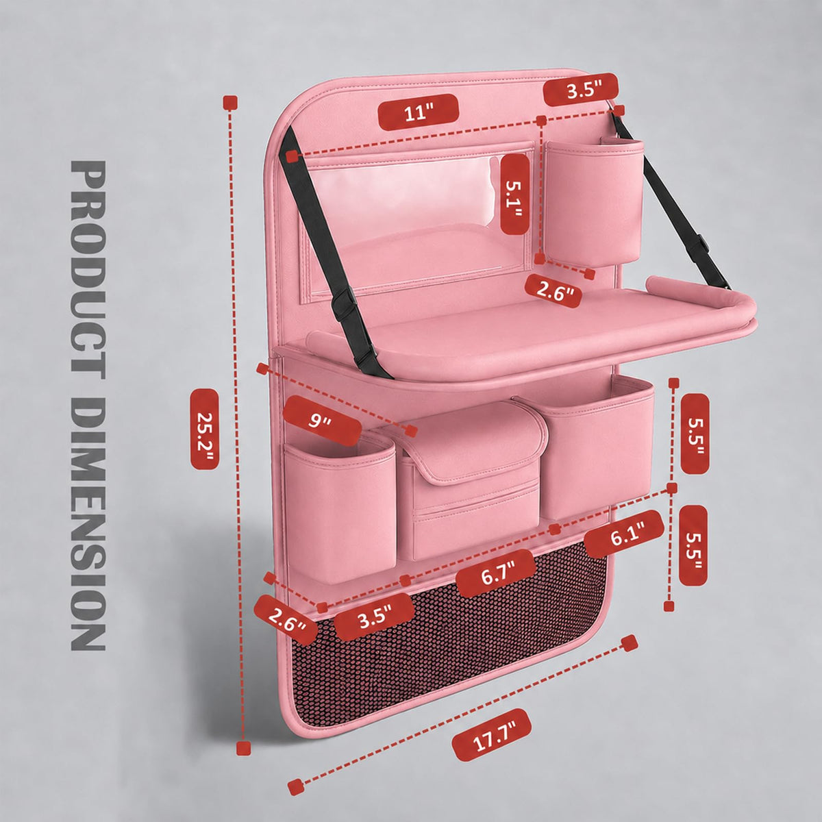 Car Seat Organizers (Pink)