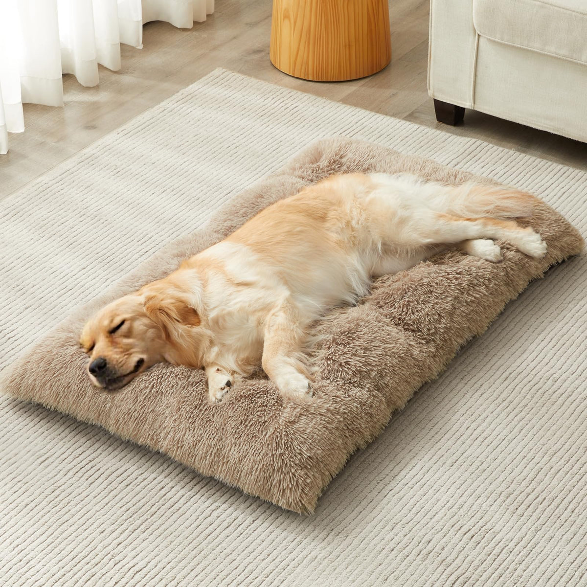 Dog Beds for Large Dogs (Brown / XL(41x27 inch))