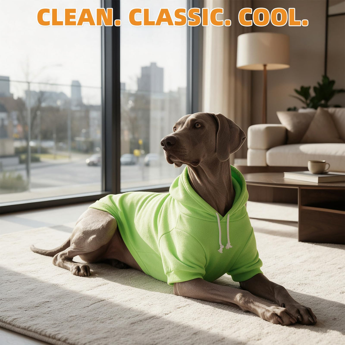 Dog Hoodie for Large Medium Small Dogs (Green / Small/Medium)