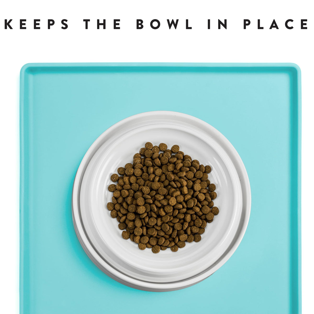 Premium Cat Food Mat (19"L x 11"W / Aruba)
