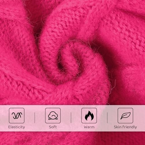 Small Dog Sweater for Small Dogs Girl (X-Small / Fuchsia)