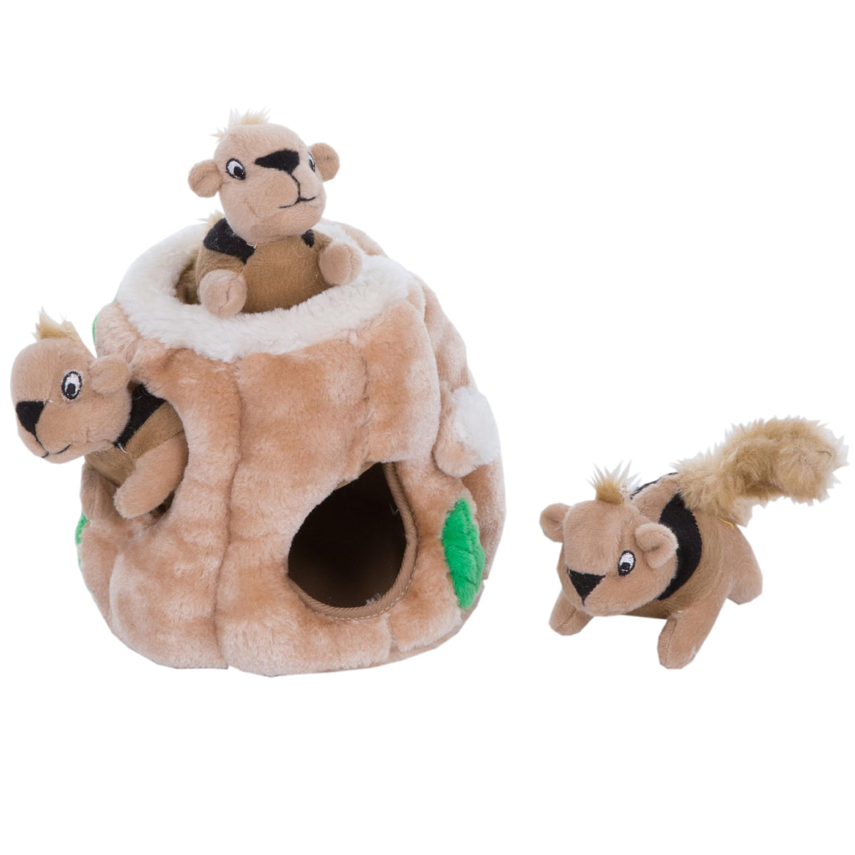 Hide-A-Squirrel Plush Squeaky Dog Toy, Small, 5" x 7" (Squirrel Small / Small (Pack of 1))