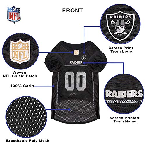 NFL Raiders Dog Jersey (Las Vegas Raiders / XX-Large)