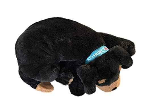 Plush Heartbeat Toy (Black and Brown)