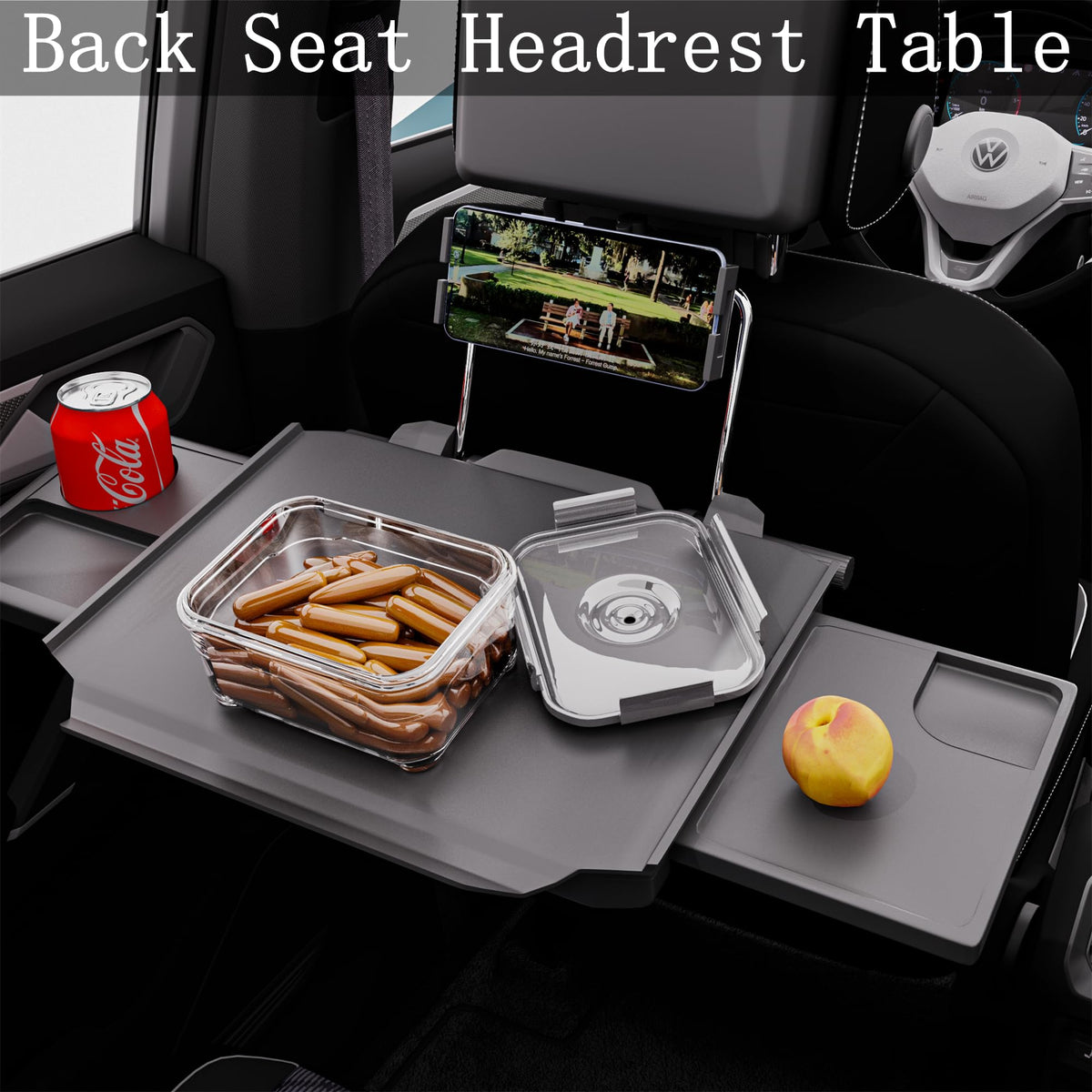 2-in-1 Large Car Steering Wheel Tray (Large)