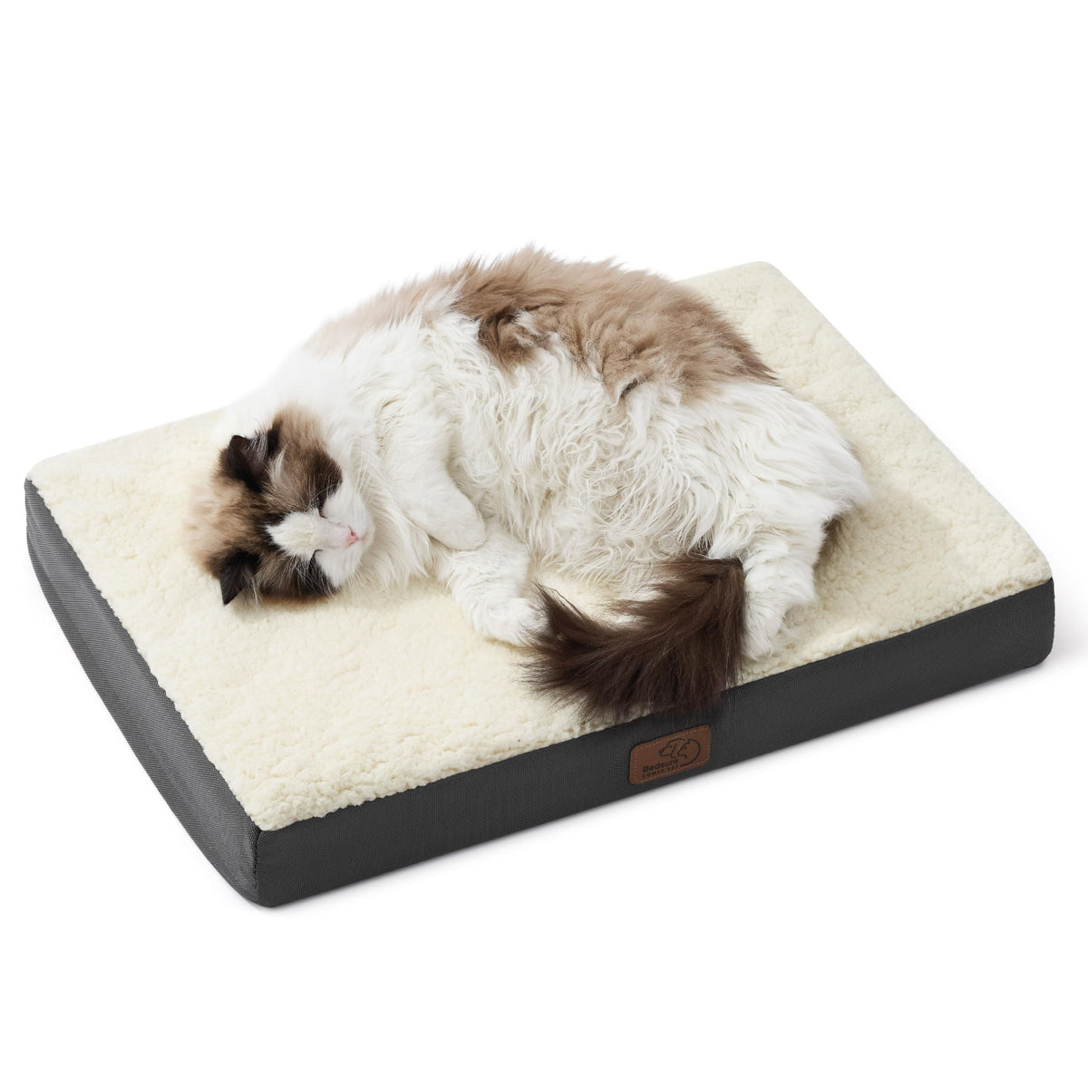 Small Dog Bed (24"L x 16"W x 3"Th / Grey)