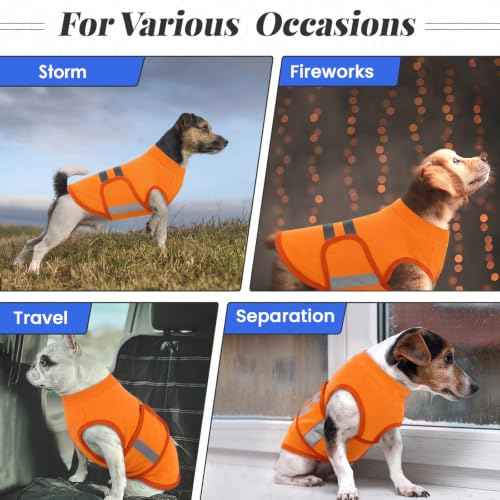 Dog Anxiety Relief Coat (Orange / Small)