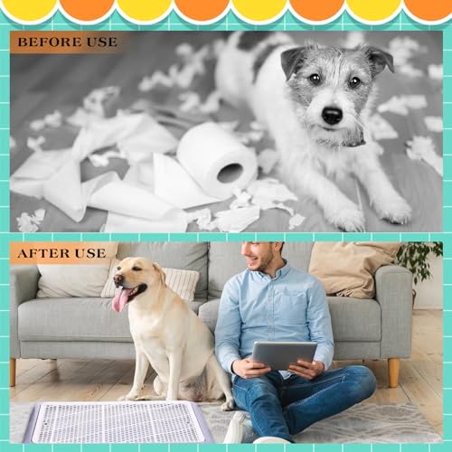 1 Pcs Dog Potty Tray (Gray / 25.6 x 18.9 Inch)