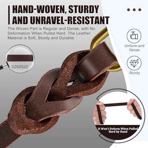 3ft Leather Dog Leash Short Heavy Duty Control Walking Lead (3ft)