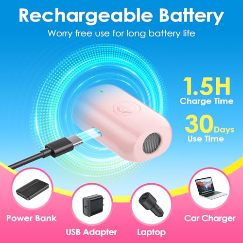 Mini ultrasonic dog bark deterrent device (Light Pink)