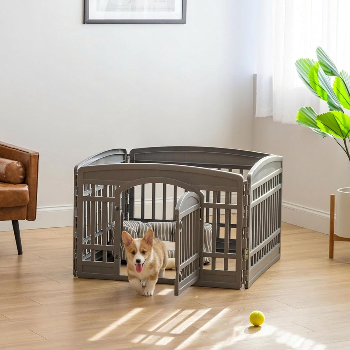 Laundry Basket (4 Panel - 24" H / Gray)