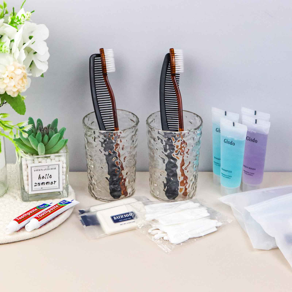 100 Sets Toiletry Kits Homeless Personal Hygiene Kit Bulk Homeless Care Package Supplies Travel Toiletry Kit Homeless Hygiene Kit Bulk for Men Women Charity Disposable Toiletry Kit (Pack of 100)