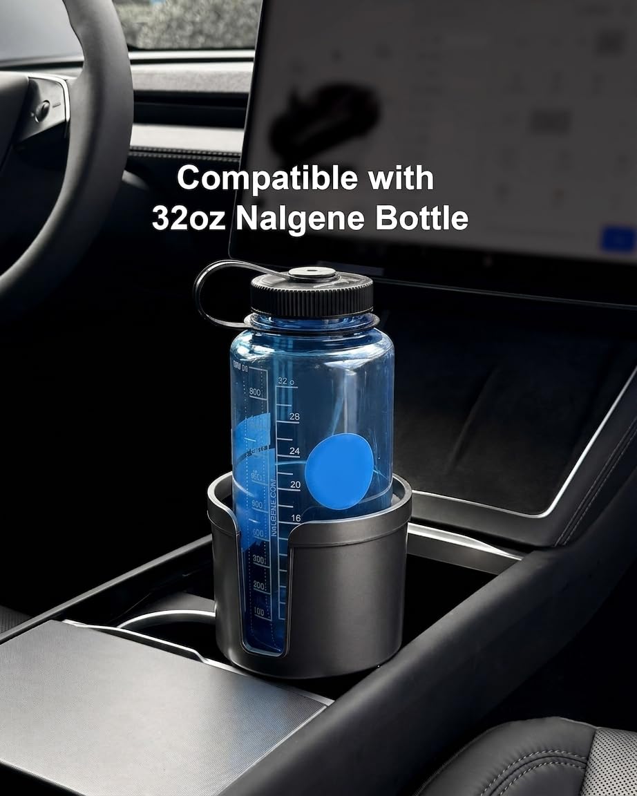 Car Cup Holder Expander for 32 (Large*1 / Silver)