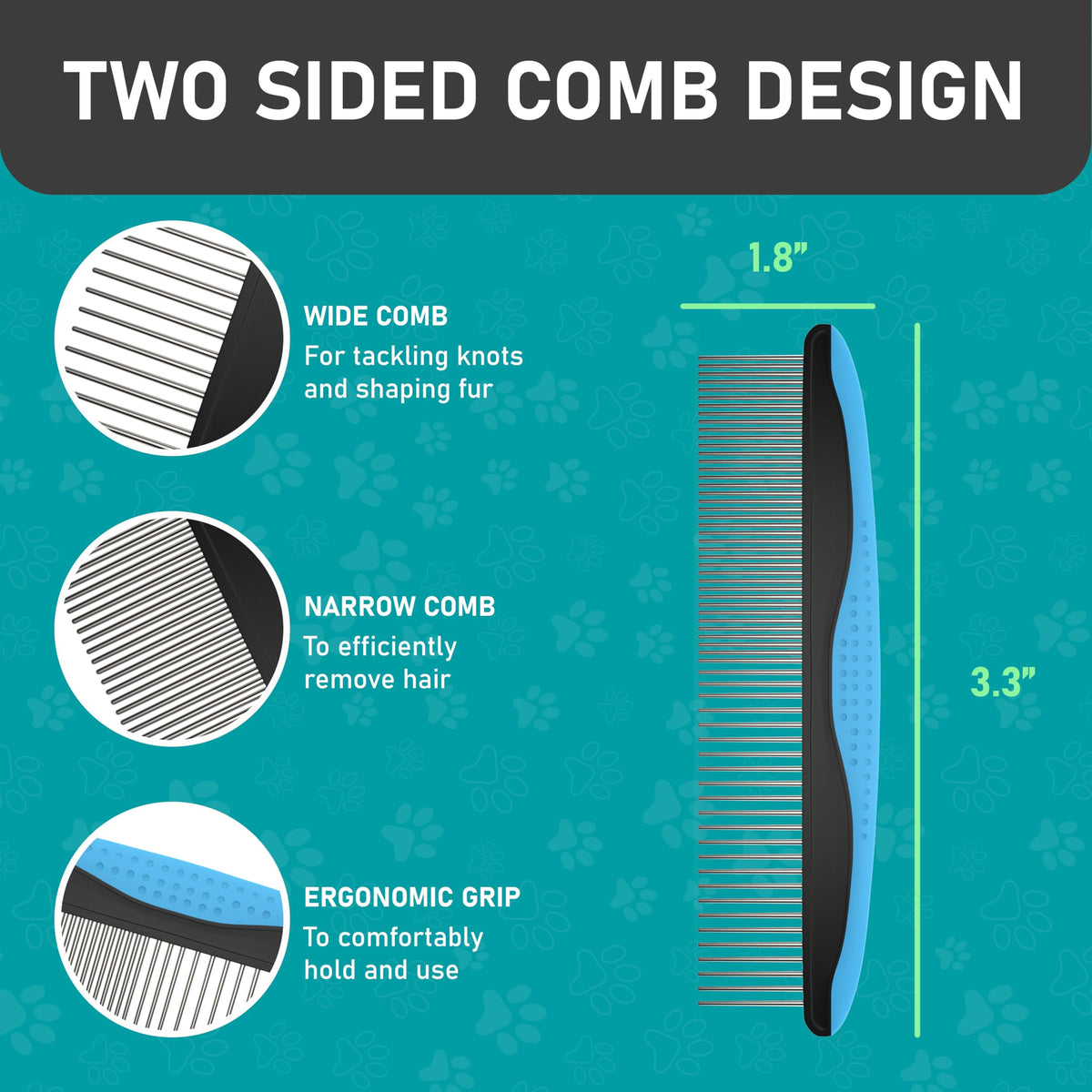 Pet Grooming Brush (BA - Brush & Comb / Large)