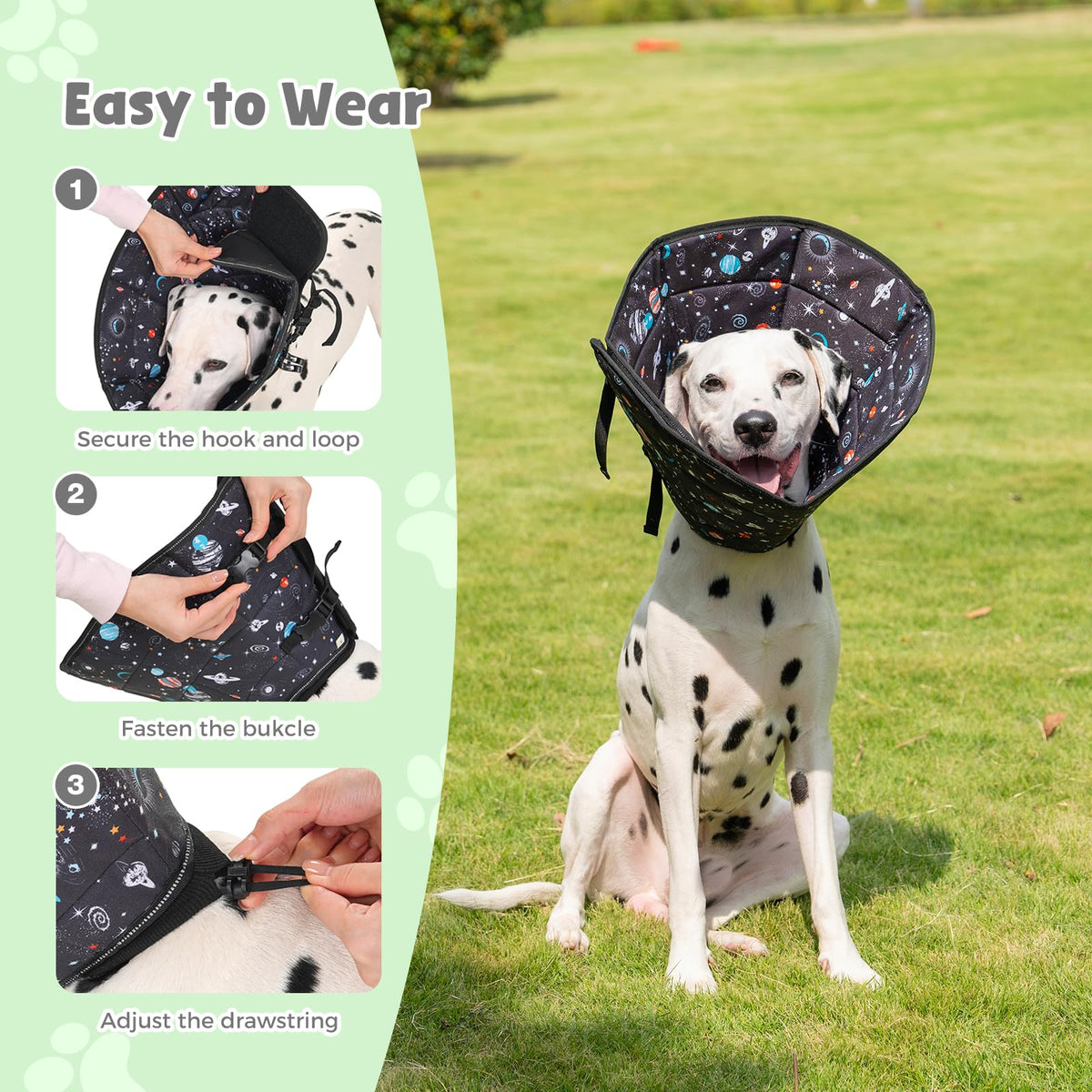 Soft Dog Cone Drawstring (Star / S)