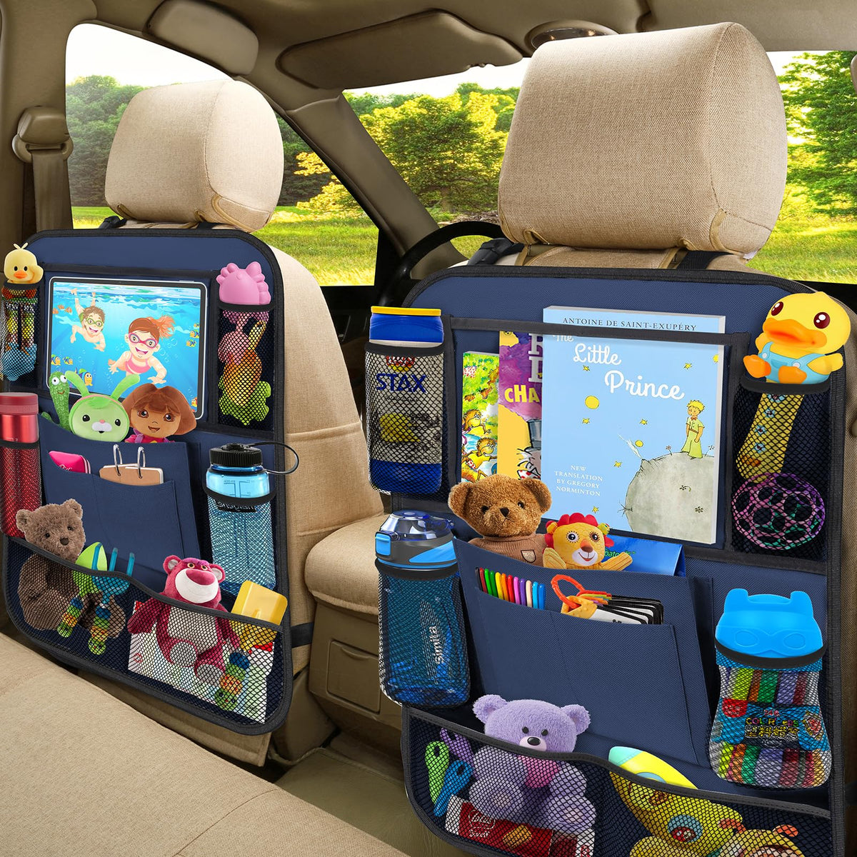Backseat Car Organizer w (Blue)
