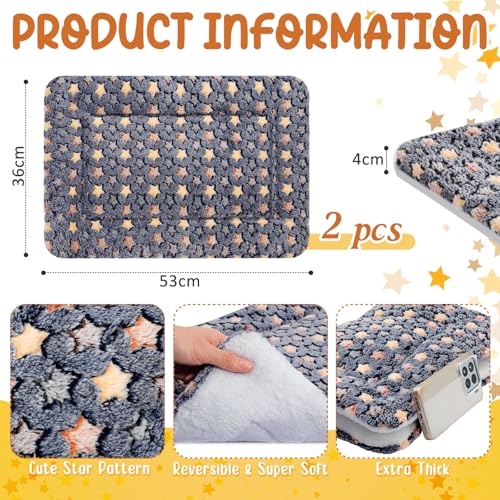 2 Pack Self Warming Cat Mat (Dark Grey / 21" X 14")