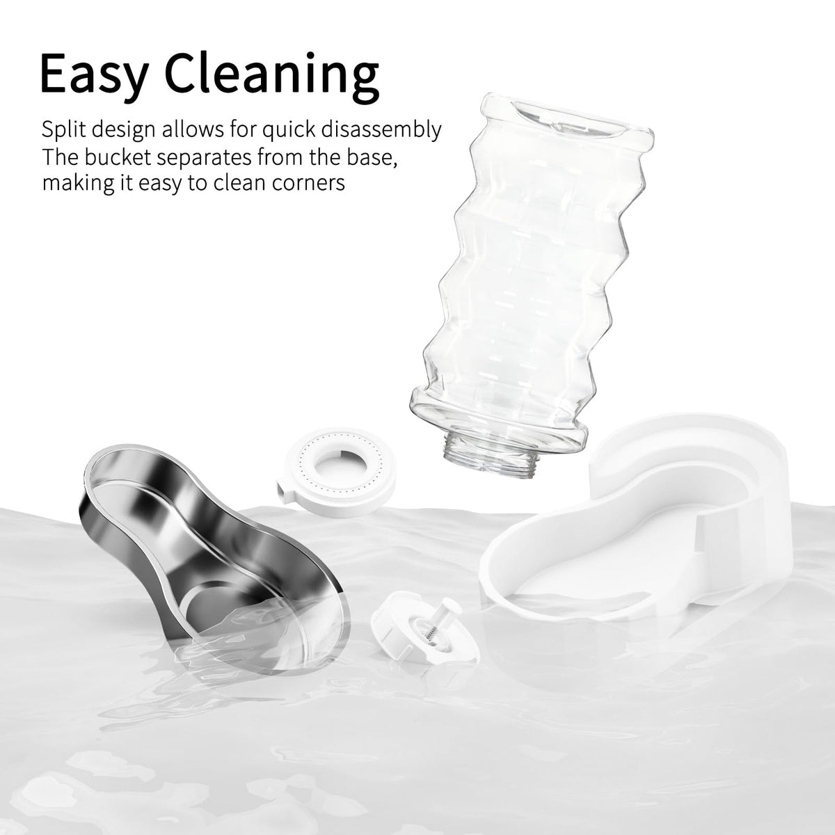 8L Gravity Dog Water Dispenser (White / 8L)