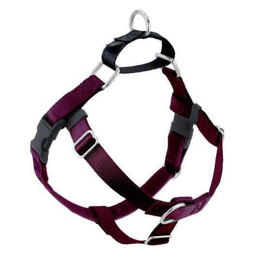Freedom No Pull 1 Inch Training Leash ONLY Works with No Pull Harnesses Raspberry (Raspberry)