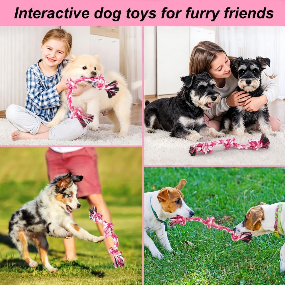 Dog Rope Toy Rope Toys for Dogs (Small / Red)