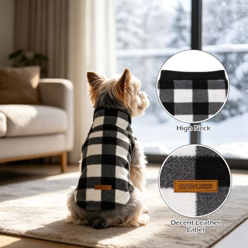 Plaid Cat Sweater (Black / Large)