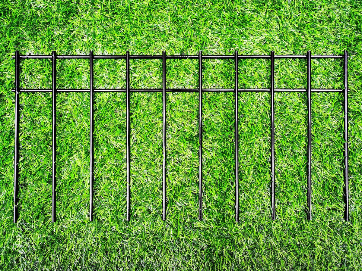 Small Medium Animal Barrier Fence 25 Pack 20 in (20in(L)X10in(H)-25 Pack Black / Black)