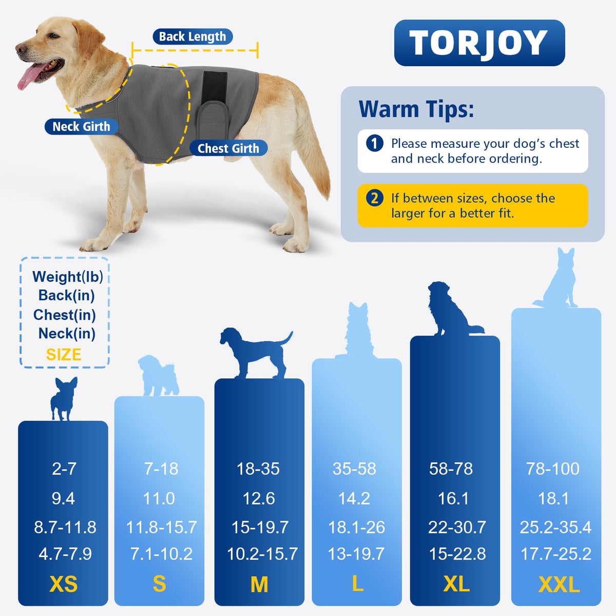 Dog Anxiety Jacket (Stormy Calm (Dark Gray) / X-Small)