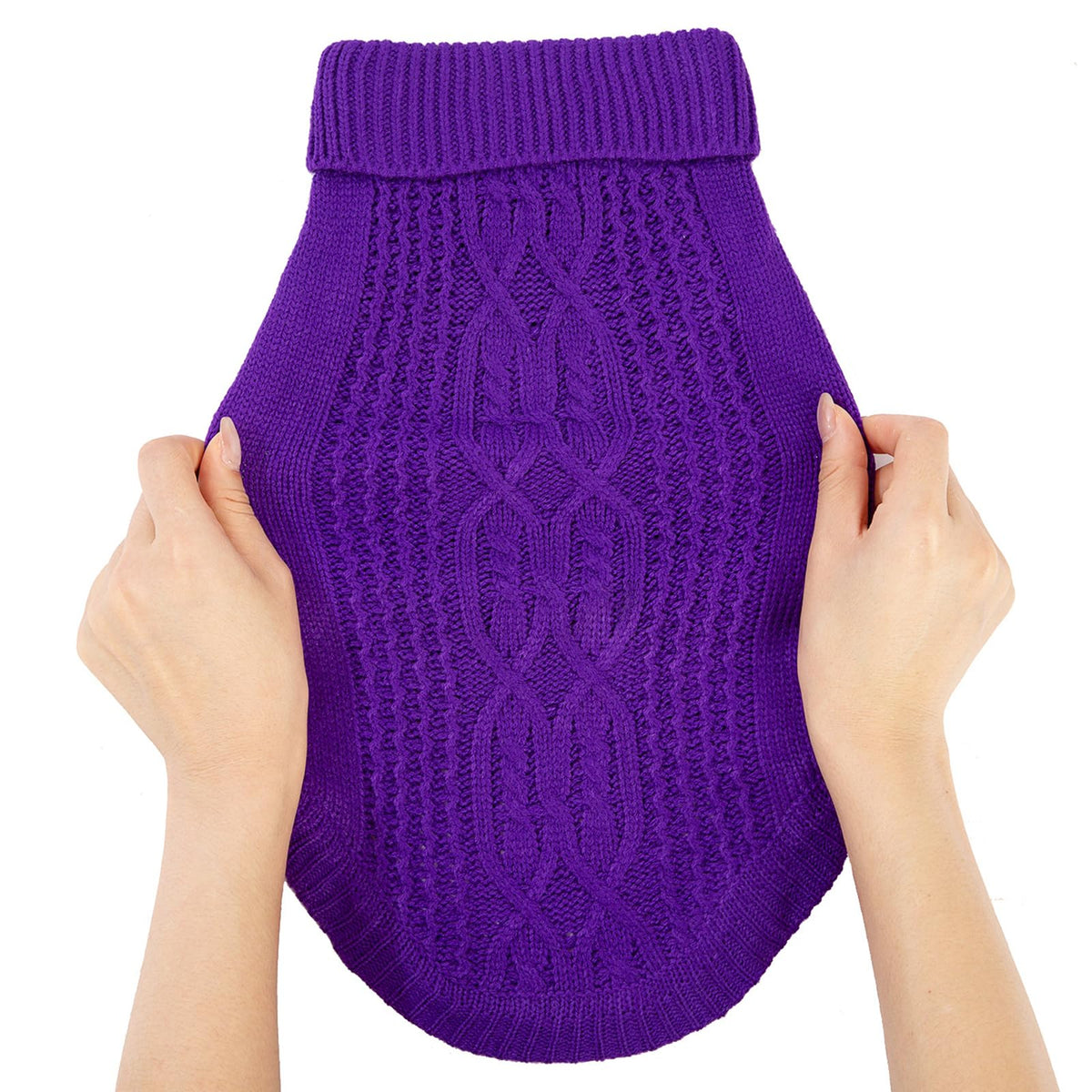 Cat Sweater Stretchy (Deep purple / Medium)