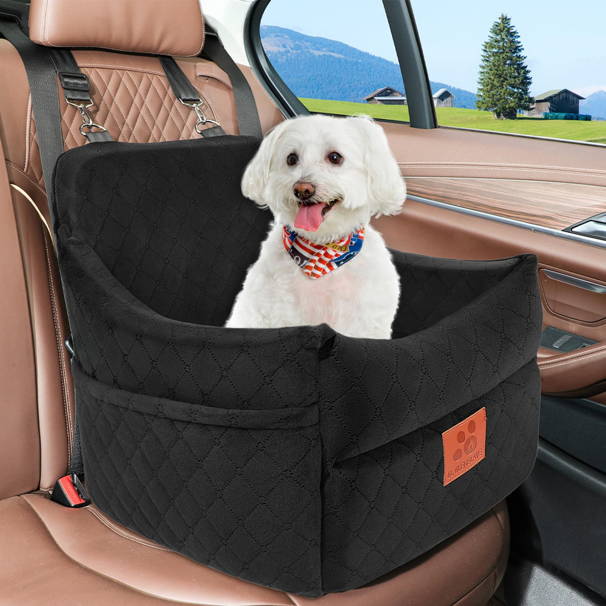 Dog Car Seat for Small (Black)