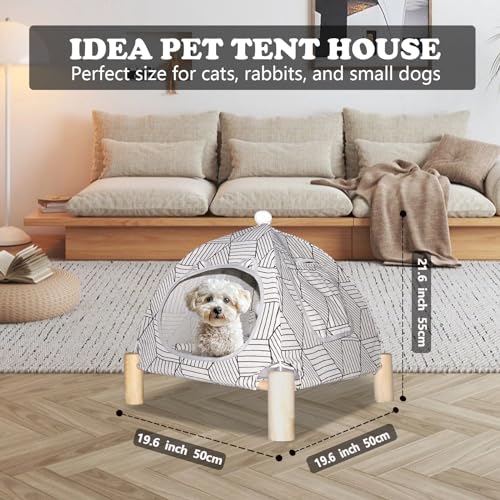 Elevated Pet Hammock Bed Tent House (Contemporary)