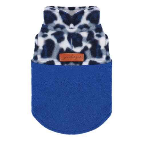 Dog Sweaters for Small Dogs Girl Boy Fleece Puppy Sweater Warm Soft Pet Holiday Clothes for Cats Dogs Chihuahua Sweatshirt Outfit (Blue Camouflage / XX-Small (Chest 11in ))