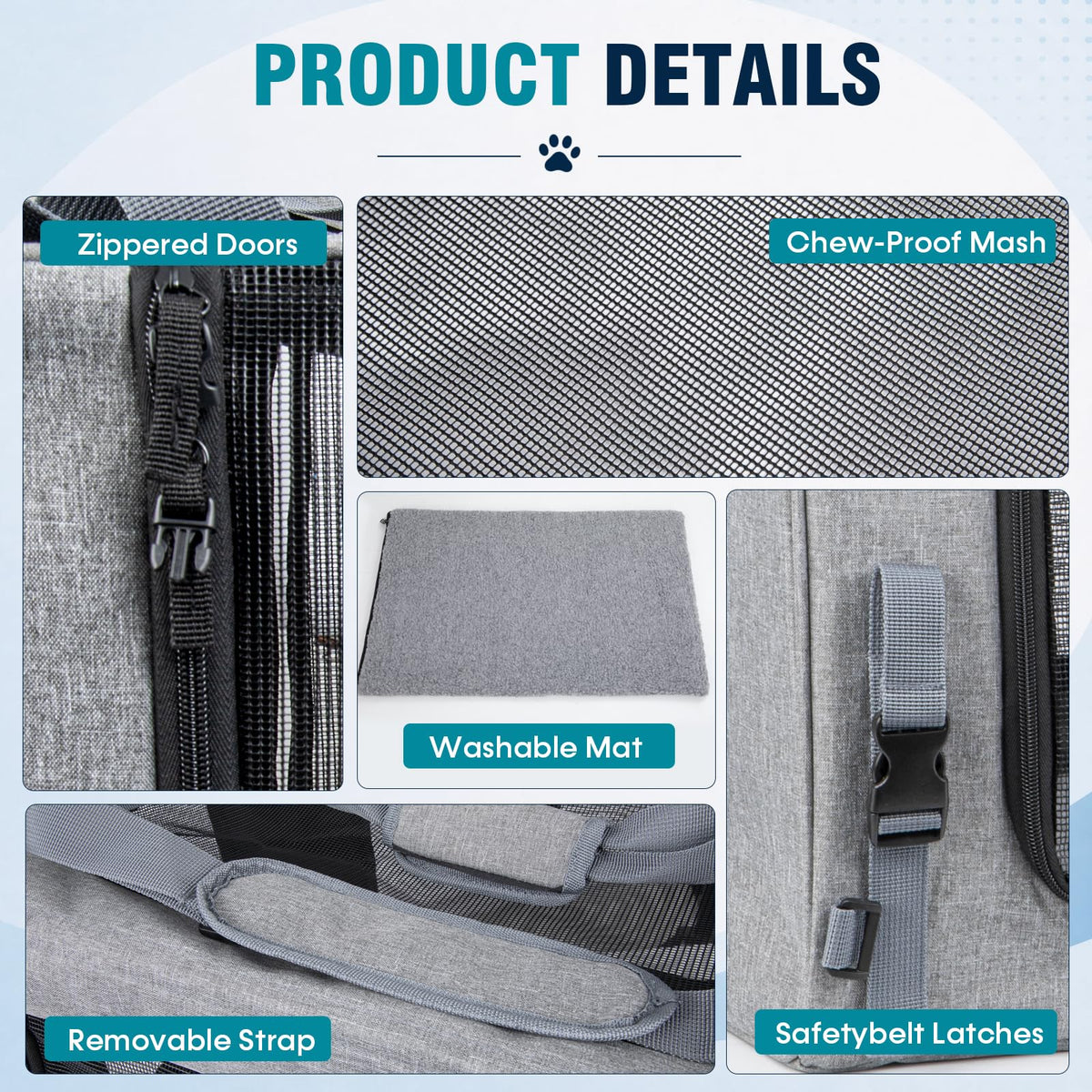 Extra Large Cat Carrier Soft Sided (One Compartment)
