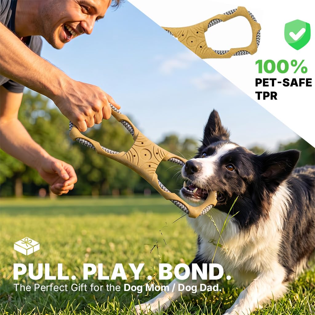 Tug of War Dog Toy (Infinity Knot - Yellow)