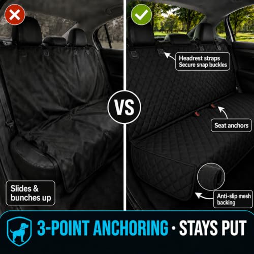 Back Seat Cover for Dogs (Full Bench / Large (56" W))