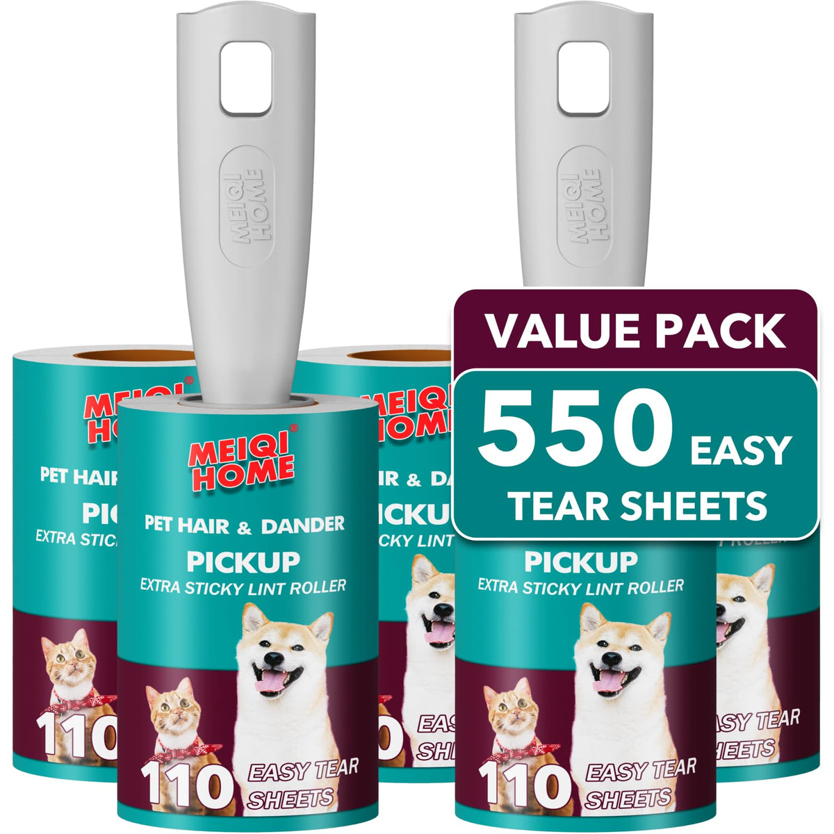 Lint Rollers for Pet Hair Extra Sticky