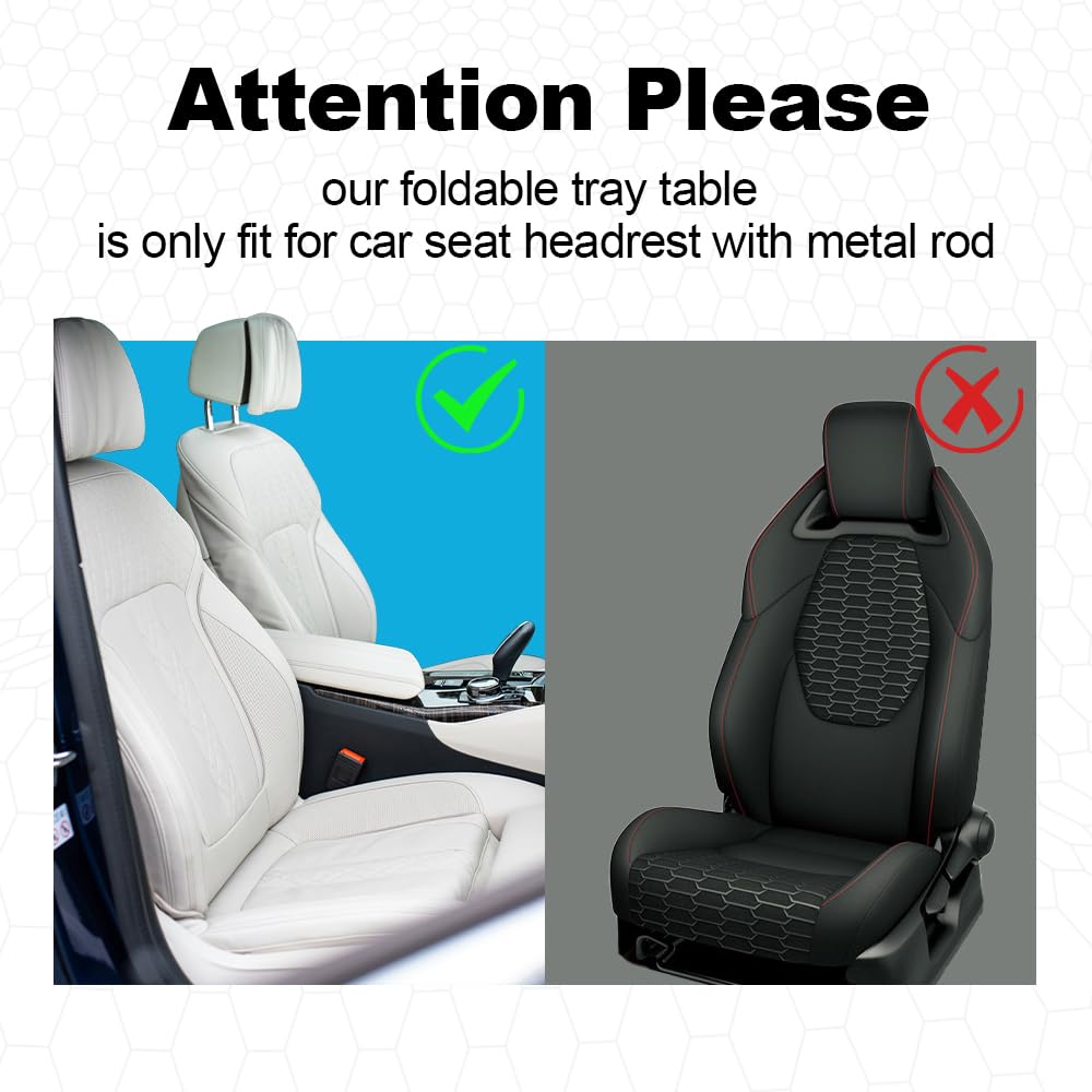 Car Back Seat Tray with Extendable Table (back seat)