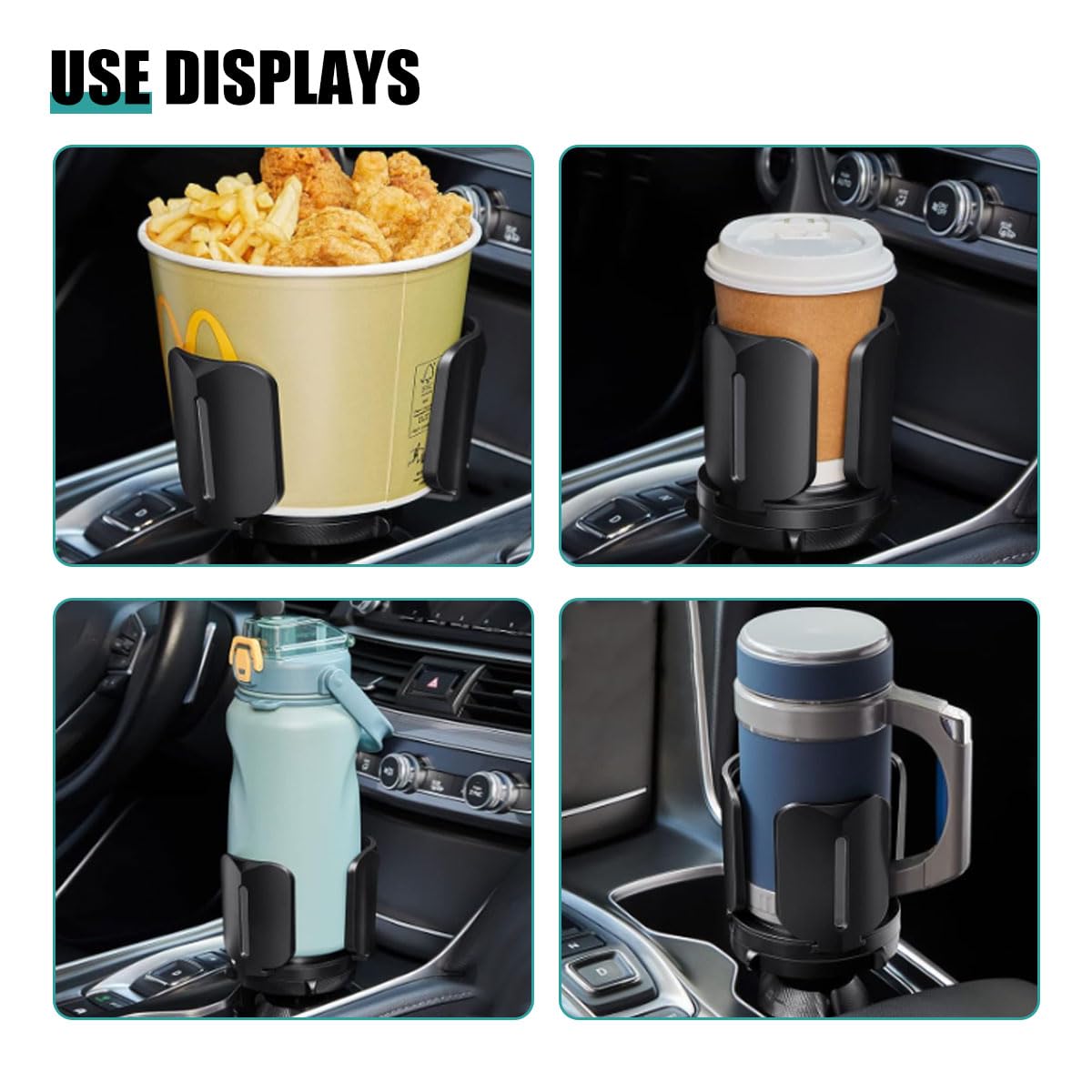 Car Cup Holder Expander (2 PCS)