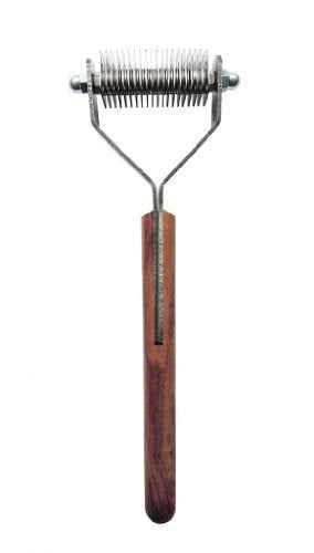 Original Dematting Undercoat Grooming Rake Stripper Tool for Dogs and Cats (20-Blade)