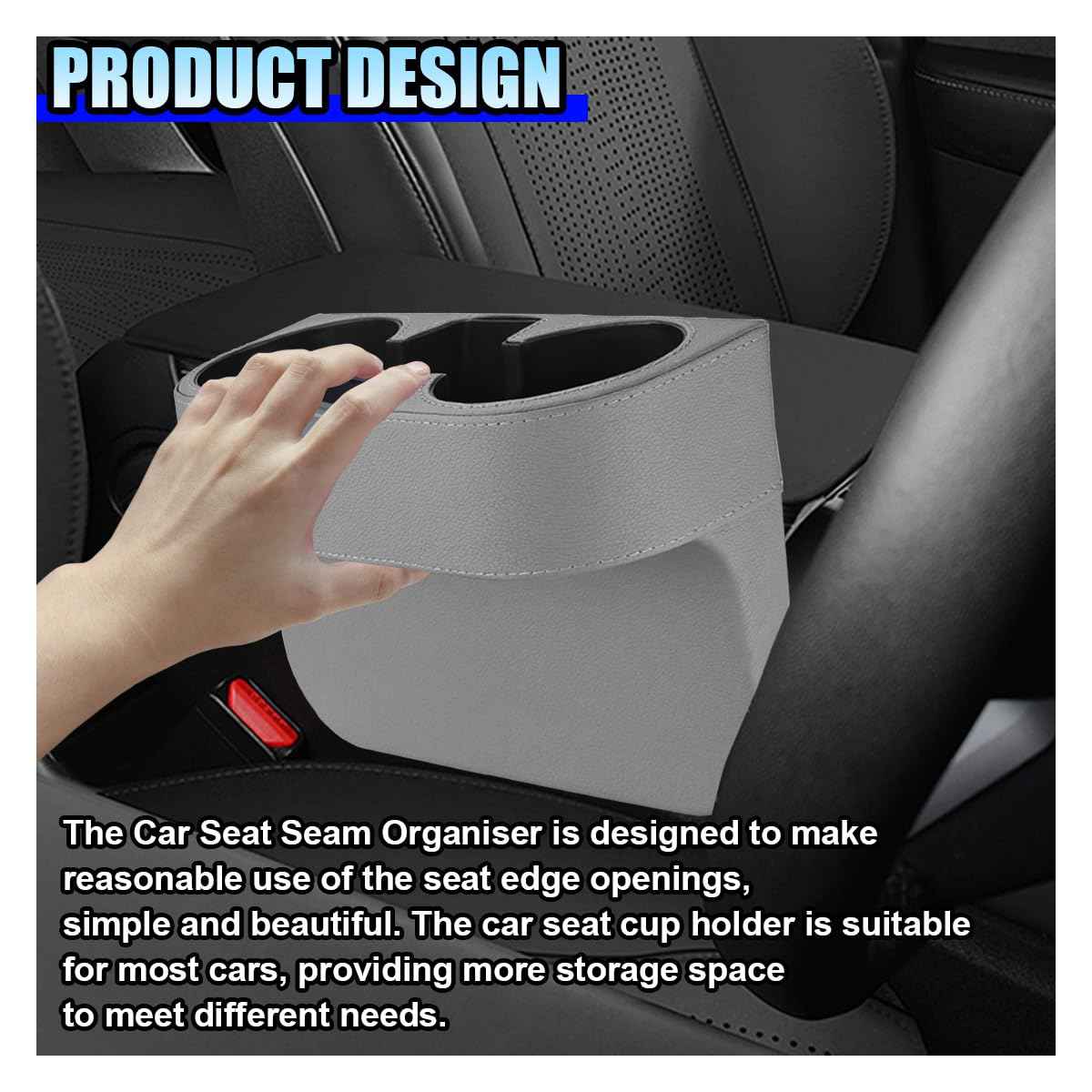 Car Cup Holder (Grey)