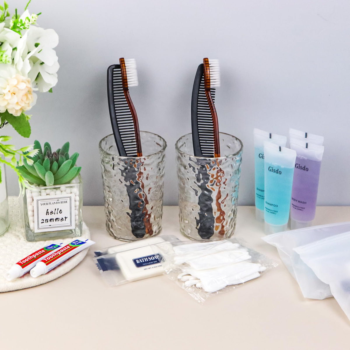 50 Pack Toiletry Kits (Pack of 50)