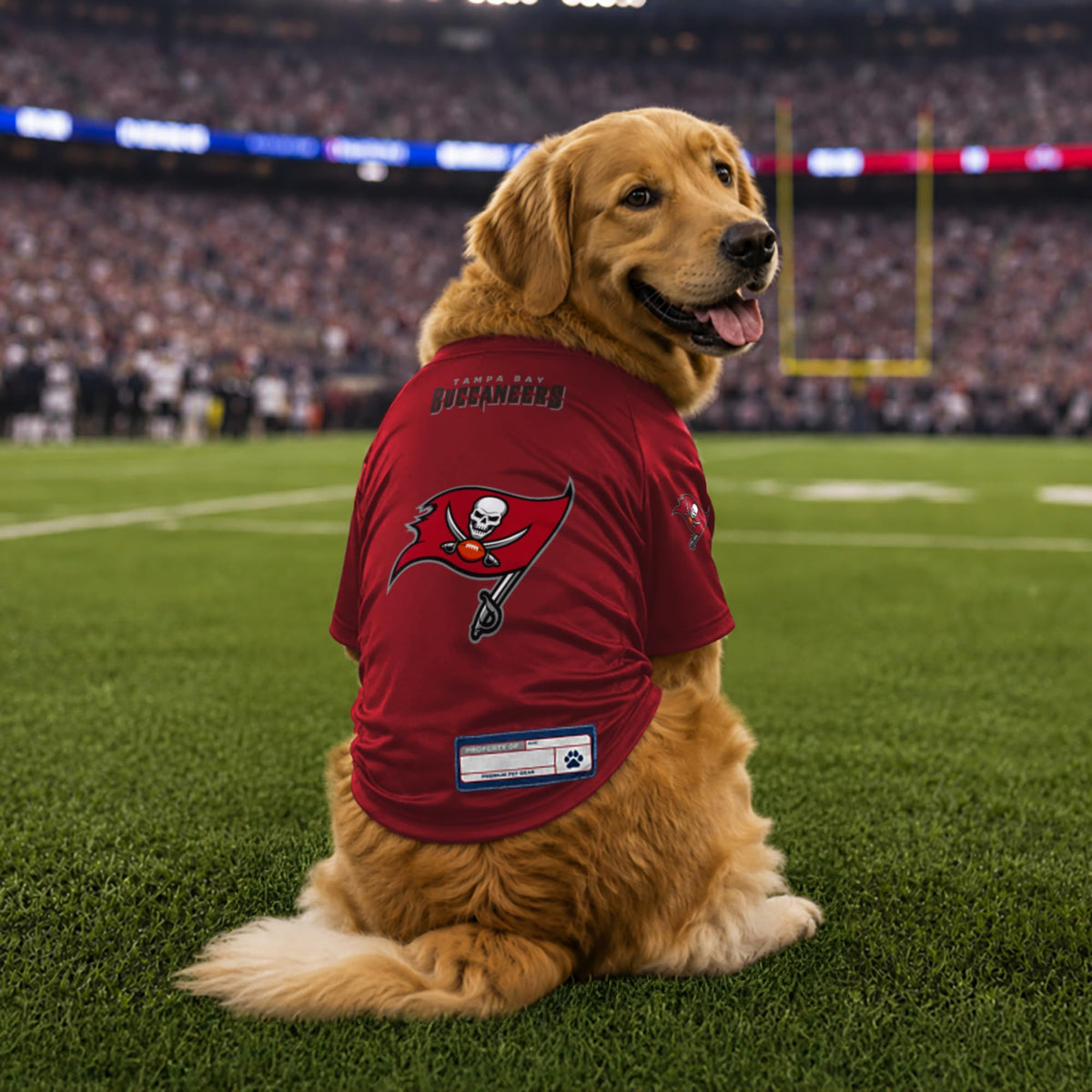 NFL Tampa Bay Buccaneers Stretch Pet Jersey (Tampa Bay Buccaneers / X-Large)