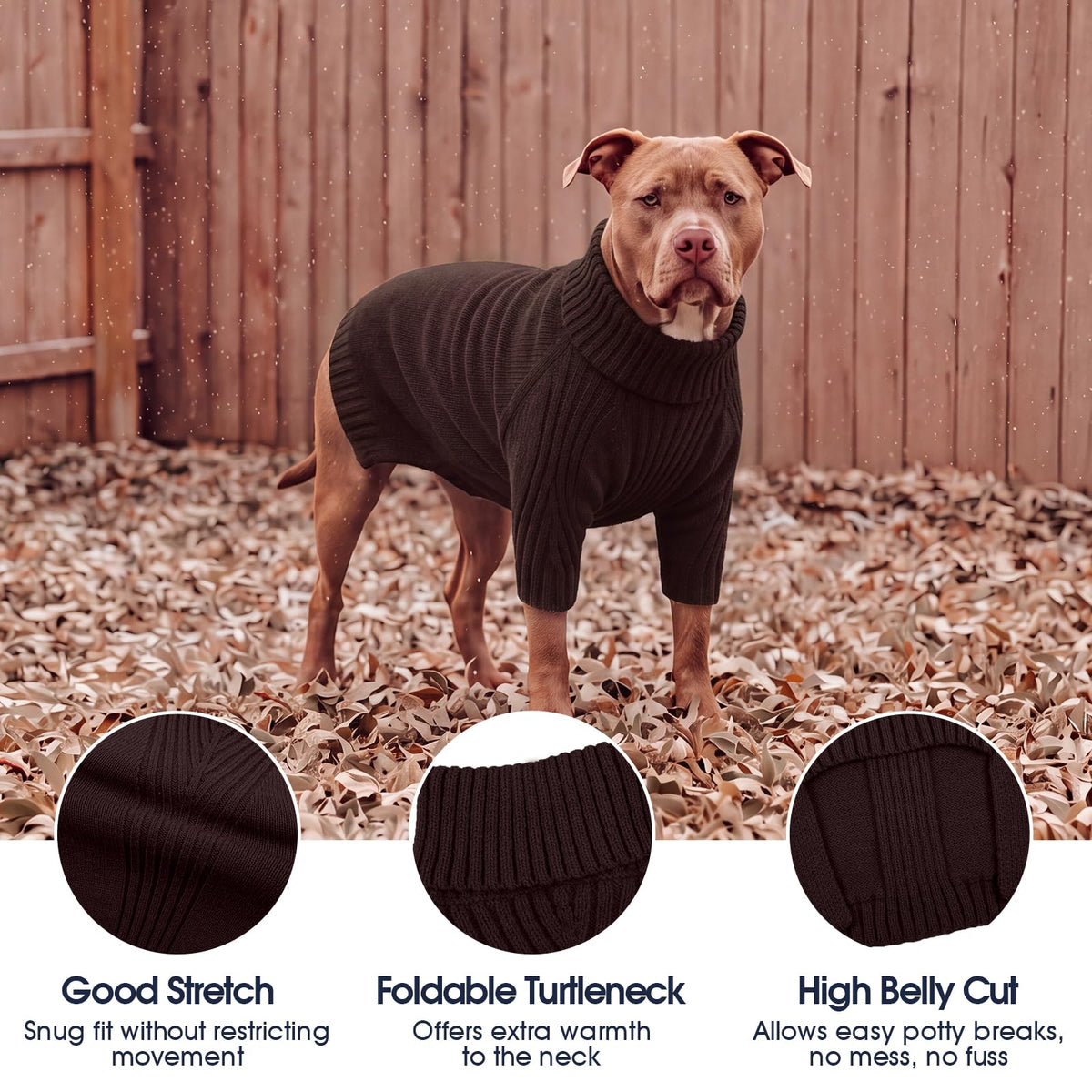 Great Dane Sweater (Brown / XXXX-Large)