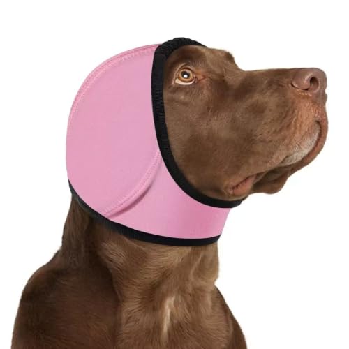 Dog Ear Protection Wrap (Pink / Large)