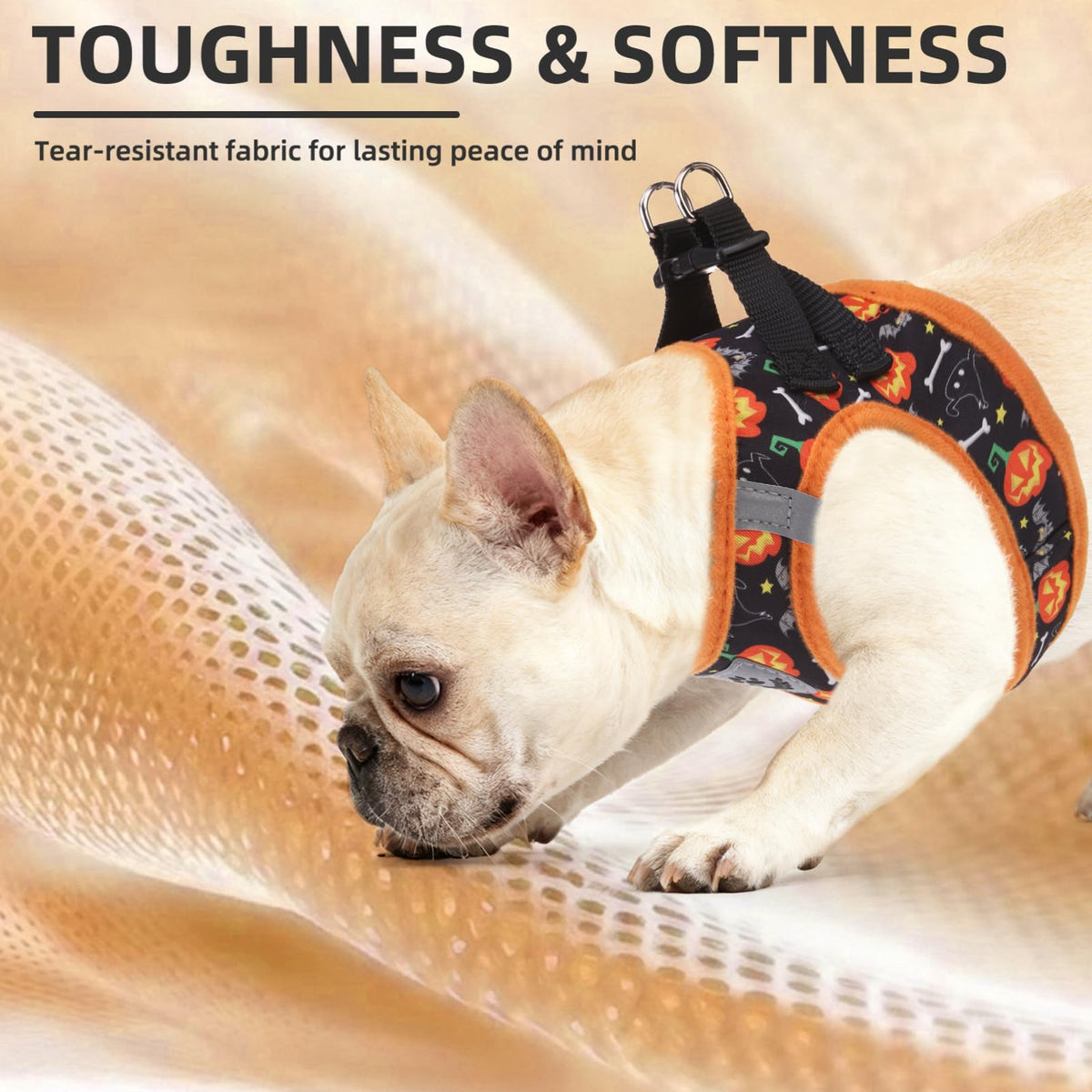 Halloween Dog Harness (Halloween Black / XXS (CHEST 11.5"-13"))